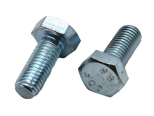 M6-1.00 X 14MM ZINC PLATED HEX HEAD BOLT GRADE 8.8