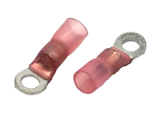 HEAT SHRINK #10 RING RED 8 GAUGE