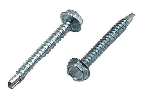 F-63301 #6 X 1/2 ZINC PLATED HEX HEAD DRILLER SCREW