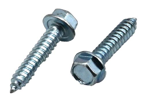 #8 X 1/2 ZINC PLATED HEX WASHER HEAD UNSLOTTED TAPPING SCREW TYPE AB