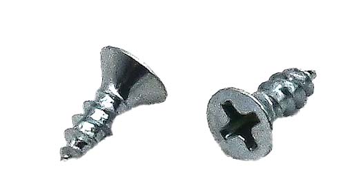 #4 X 1/2 ZINC PLATED PHILLIPS FLAT HEAD TAPPING SCREW TYPE AB