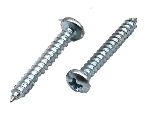 #4 X 1/4 ZINC PLATED PHILLIPS PAN HEAD TAPPING SCREW TYPE AB