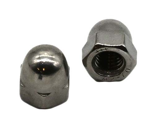 M4-0.70 STAINLESS STEEL ACORN (CAP) NUT GRADE A2