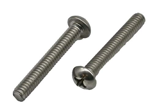 #10-24 X 1/2 STAINLESS STEEL PHILLIPS ROUND HEAD MACHINE SCREW GRADE 304 (18-8)
