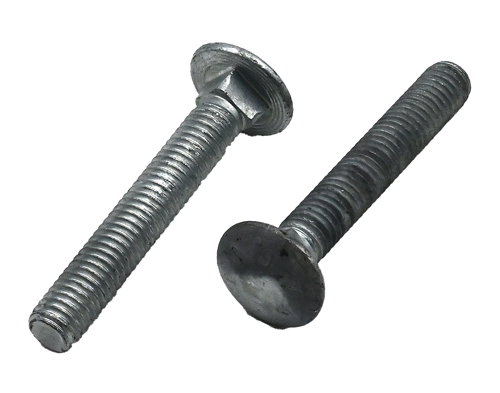 3/8-16 X 3/4 ZINC PLATED CARRIAGE BOLT (FT) A307 GRADE A