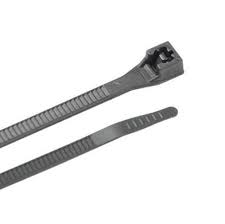 7 INCH LONG GREY COLORED CABLE TIE 50# TEST