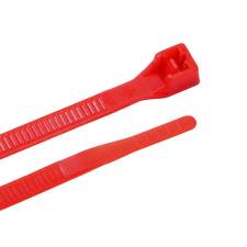 7 INCH LONG RED COLORED CABLE TIE 50# TEST