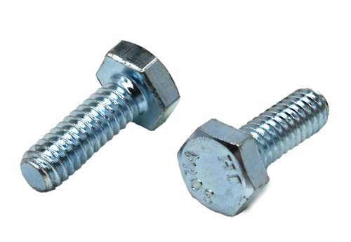 1/4-20 X 3/4 ZINC PLATED HEX HEAD BOLT A307 GRADE A