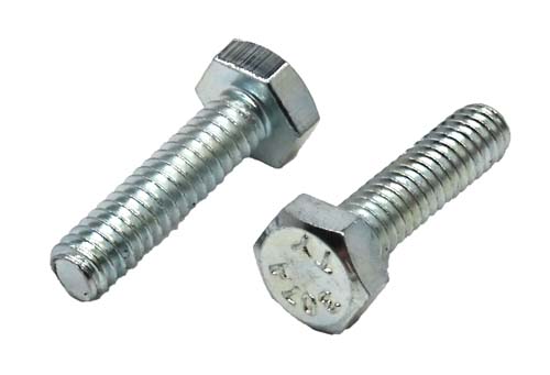 1/4-20 X 1 ZINC PLATED HEX HEAD BOLT A307 GRADE A