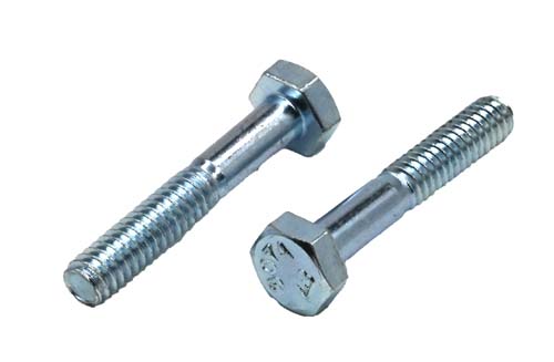 1/4-20 X 1-1/2 ZINC PLATED HEX HEAD BOLT A307 GRADE A