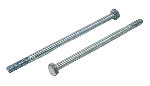1/4-20 X 5 ZINC PLATED HEX HEAD BOLT A307 GRADE A