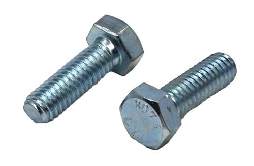 5/16-18 X 1 ZINC PLATED HEX HEAD BOLT A307 GRADE A