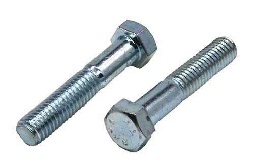 3/8-16 X 2 ZINC PLATED HEX HEAD BOLT A307 GRADE A