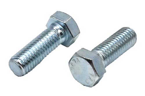 1/2-13 X 1-1/4 ZINC PLATED HEX HEAD BOLT A307 GRADE A