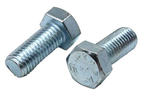 5/8-11 X 1-1/4 ZINC PLATED HEX HEAD BOLT A307 GRADE A