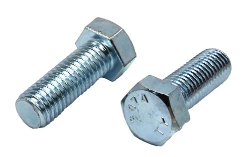 5/8-11 X 1-3/4 ZINC PLATED HEX HEAD BOLT A307 GRADE A