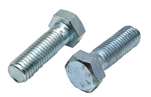5/8-11 X 2 ZINC PLATED HEX HEAD BOLT A307 GRADE A
