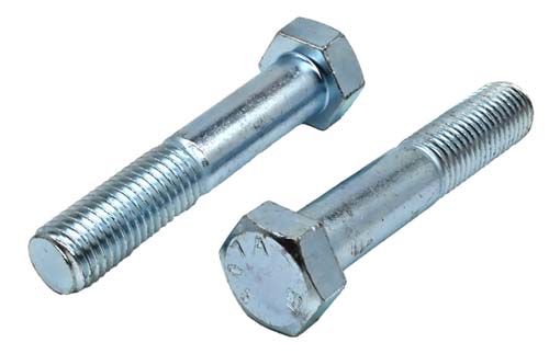 3/4-10 X 3-3/4 ZINC PLATED HEX HEAD BOLT A307 GRADE A