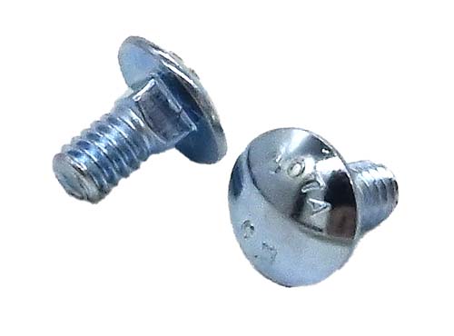 #10-24 X 3-1/2 ZINC PLATED CARRIAGE BOLT A307 GRADE A