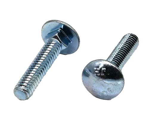 1/4-20 X 1-1/4 ZINC PLATED CARRIAGE BOLT A307 GRADE A