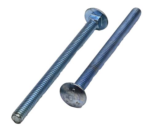 1/4-20 X 3 ZINC PLATED CARRIAGE BOLT A307 GRADE A