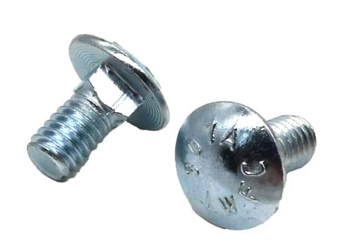 5/16-18 X 5/8 ZINC PLATED CARRIAGE BOLT A307 GRADE A