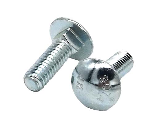 5/16-18 X 1 ZINC PLATED CARRIAGE BOLT A307 GRADE A