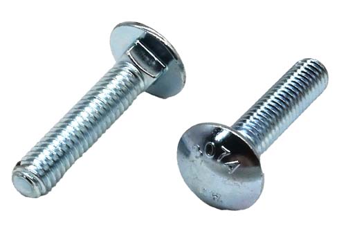 5/16-18 X 1-1/2 ZINC PLATED CARRIAGE BOLT A307 GRADE A