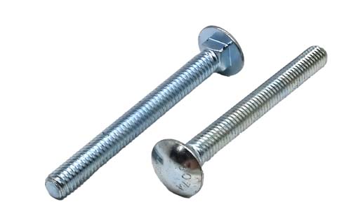 5/16-18 X 3 ZINC PLATED CARRIAGE BOLT A307 GRADE A