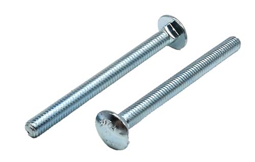 5/16-18 X 3-1/2 ZINC PLATED CARRIAGE BOLT A307 GRADE A