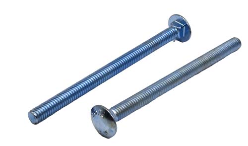 5/16-18 X 4-1/2 ZINC PLATED CARRIAGE BOLT A307 GRADE A