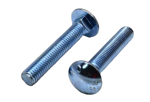 1/2-13 X 3 ZINC PLATED CARRIAGE BOLT A307 GRADE A