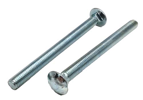 1/2-13 X 6 ZINC PLATED CARRIAGE BOLT A307 GRADE A