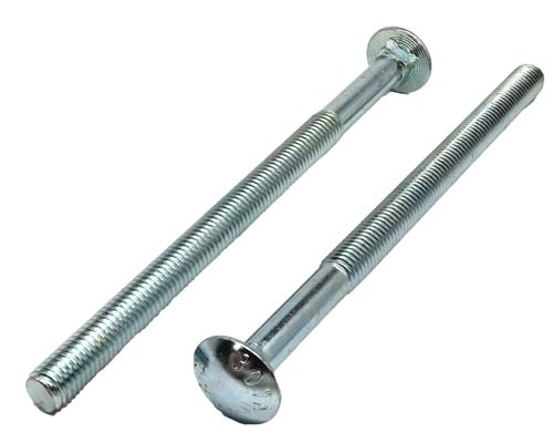 1/2-13 X 7 ZINC PLATED CARRIAGE BOLT A307 GRADE A