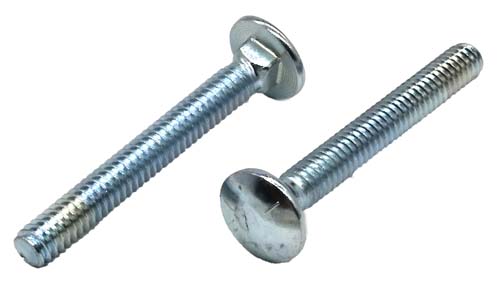1/4-20 X 2 ZINC PLATED CARRIAGE BOLT GRADE 5