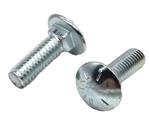 5/16-18 X 1 ZINC PLATED CARRIAGE BOLT GRADE 5