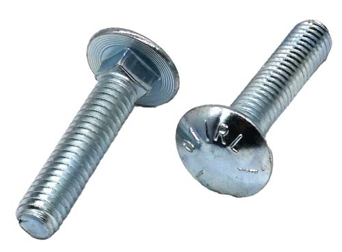 5/16-18 X 1-1/4 ZINC PLATED CARRIAGE BOLT GRADE 5