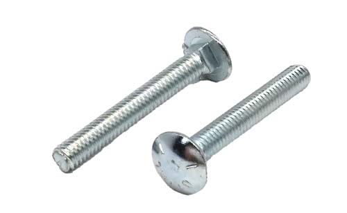 5/16-18 X 2-1/4 ZINC PLATED CARRIAGE BOLT GRADE 5