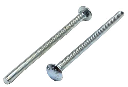 5/16-18 X 5 ZINC PLATED CARRIAGE BOLT GRADE 5