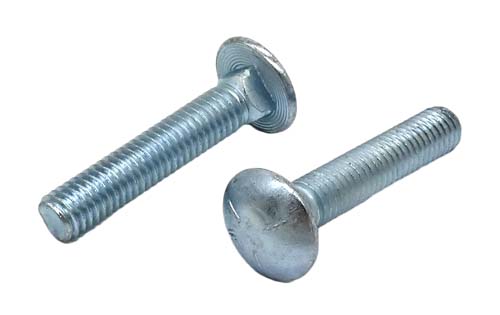 3/8-16 X 2-1/4 ZINC PLATED CARRIAGE BOLT GRADE 5