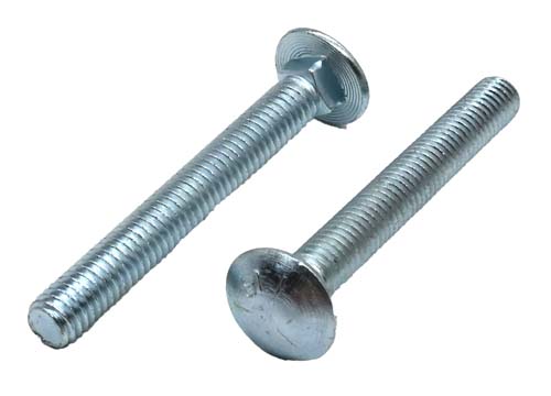 3/8-16 X 3-1/4 ZINC PLATED CARRIAGE BOLT GRADE 5