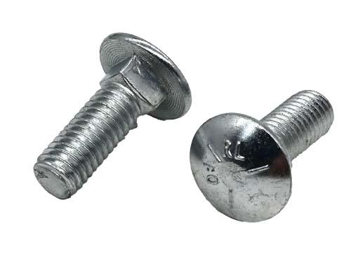 7/16-14 X 1-1/4 ZINC PLATED CARRIAGE BOLT GRADE 5