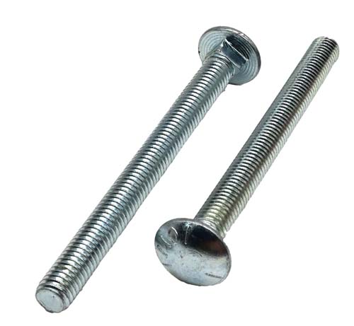 7/16-14 X 5 ZINC PLATED CARRIAGE BOLT GRADE 5