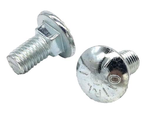 1/2-13 X 1 ZINC PLATED CARRIAGE BOLT GRADE 5
