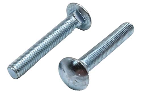 1/2-13 X 3-1/4 ZINC PLATED CARRIAGE BOLT GRADE 5
