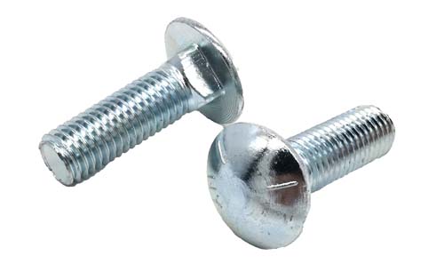 1/2-13 X 5 ZINC PLATED CARRIAGE BOLT GRADE 5
