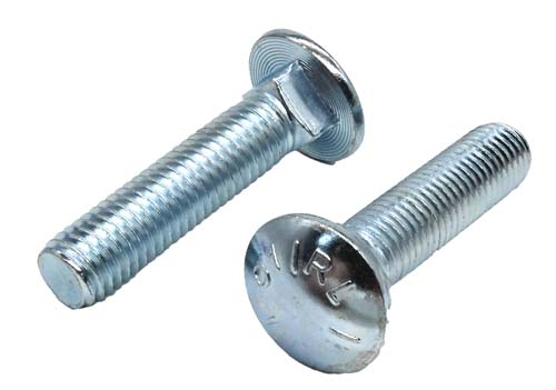5/8-11 X 2-3/4 ZINC PLATED CARRIAGE BOLT GRADE 5