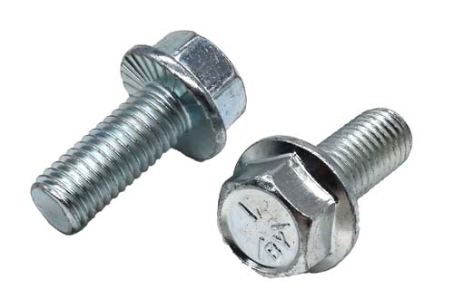 1/2-13 X 1-1/4 ZINC PLATED SERRATED FLANGE BOLT GRADE 5