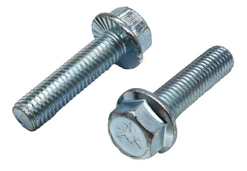 1/2-13 X 2 ZINC PLATED SERRATED FLANGE BOLT GRADE 5
