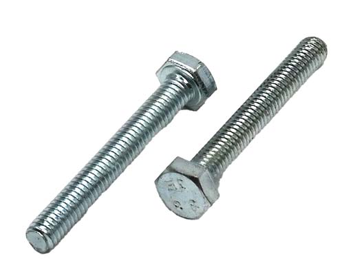 M4-.70 X 10MM ZINC PLATED HEX HEAD BOLT GRADE 8.8
